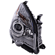 2010-2015 Chevrolet Equinox - Passenger Side Headlight, with Bulb, Halogen, LTZ Model, Projector Type, CAPA Certified