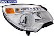 2010-2015 Chevrolet Equinox - Passenger Side Headlight, with Bulb, Halogen, LTZ Model, Projector Type, CAPA Certified