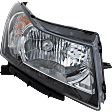 Passenger Side Headlight, with Bulb, Halogen, Clear Lens