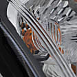 Passenger Side Headlight, with Bulb, Halogen, Clear Lens