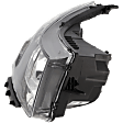 Passenger Side Headlight, with Bulb, Halogen, Clear Lens, CAPA Certified