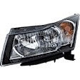 Driver Side Headlight, with Bulb, Halogen, Clear Lens, CAPA Certified