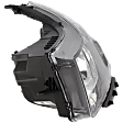 Driver Side Headlight, with Bulb, Halogen, Clear Lens, CAPA Certified