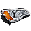 Passenger Side Headlight, with Bulb, Halogen, Clear Lens