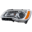 Driver Side Headlight, with Bulb, Halogen, Clear Lens, CAPA Certified