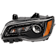 Driver Side Headlight, with Bulb, Halogen, Sedan