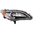 2012 Chrysler 200 - Passenger Side Halogen Headlight, With bulb(s), Sedan, OE Replacement