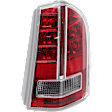 Passenger Side Tail Light, with Bulb, Halogen, Clear and Red Lens, With Chrome Accent, To March 19 2012, Sedan