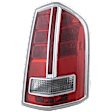 Passenger Side Tail Light, with Bulb, Halogen, Clear and Red Lens, With Chrome Accent, To March 19 2012, Sedan, CAPA CERTIFIED