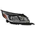 Passenger Side Headlight, with Bulb, Halogen, Clear Lens, LS Model, CAPA Certified
