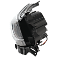 Passenger Side Headlight, with Bulb, Halogen, Clear Lens, LS Model, CAPA Certified