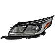 Driver Side Headlight, with Bulb, Halogen, Clear Lens, LS Model
