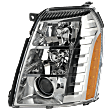 2009-2013 Cadillac Escalade EXT - Driver Side Headlight, with Bulb, HID/Xenon, with HID bulb and ballast, CAPA Certified