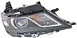 Passenger Side Headlight, with Bulb, Halogen, Clear Lens, CAPA Certified