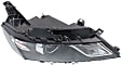 Passenger Side Headlight, with Bulb, Halogen, Clear Lens, CAPA Certified