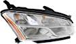 Passenger Side Headlight, with Bulb, Halogen, Clear Lens, 4 Cyl., 1.4L Engine, CAPA Certified