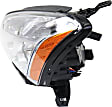 Driver Side Headlight, with Bulb, Halogen, Clear Lens, 4 Cyl., 1.4L Engine