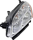 Driver Side Headlight, with Bulb, Halogen, Clear Lens, 4 Cyl., 1.4L Engine