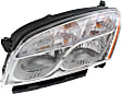 Driver Side Headlight, with Bulb, Halogen, Clear Lens, 4 Cyl., 1.4L Engine, CAPA Certified