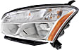 Driver Side Headlight, with Bulb, Halogen, Clear Lens, 4 Cyl., 1.4L Engine, CAPA Certified