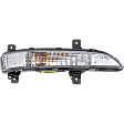 Front, Passenger Side Turn Signal Light, With Bulb, 6 Cyl., 3.6L Engine