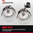 Front, Driver Side LED Fog Light, With bulb(s), CAPA Certified