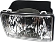 Front, Driver or Passenger Side Halogen Fog Light, Without bulb(s)
