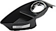 Front, Driver Side Fog Light Trim, Black and Chrome, Without Parking Aid Sensor, SRT-8 Model