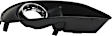 Front, Driver Side Fog Light Trim, Black and Chrome, Without Parking Aid Sensor, SRT-8 Model