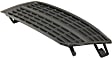 Front, Driver Side Fog Light Cover, Black