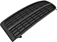 Front, Driver Side Fog Light Cover, Black