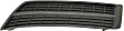 Front, Driver Side Fog Light Cover, Black
