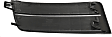 Front, Driver Side Fog Light Cover, Black