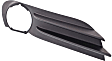 Front, Passenger Side Fog Light Trim, Textured Black, Bezel