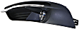 Front, Driver Side Fog Light Trim, Textured Black, with Chrome Trim