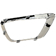 Front, Driver Side Fog Light Trim, Chrome, Except ZR2 Model
