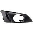 Driver Side Fog Light Trim, Textured Black