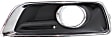 Driver Side Fog Light Trim, Black and Chrome