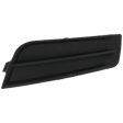 Front, Passenger Side Fog Light Cover, Black