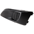 Front, Driver Side Fog Light Cover, Black