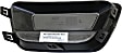 Front, Driver Side Fog Light Cover, Textured Black