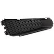 Front, Passenger Side Fog Light Cover, Textured Black