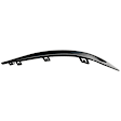 Front, Passenger Side, Center Bumper Trim, Black Chrome, CAPA Certified