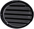 Front, Passenger Side Fog Light Cover, Black