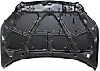 Hood, Steel, Primed, 4 Cyl., 1.6L Engine, Hatchback