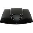 Cowl Hood, Steel, Primed, Ram Air Cowl, 2 in. Raised
