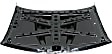 Cowl Hood, Steel, Primed, Ram Air Cowl, 2 in. Raised