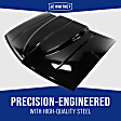 Cowl Hood, Steel, Primed, 2 in. Center Gap; 2 in. Raised