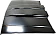 Cowl Hood, Steel, Primed, Reverse Cowl, 2 in. Raised