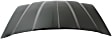 Cowl Hood, Steel, Primed, Center Groove, 2 in. Raised